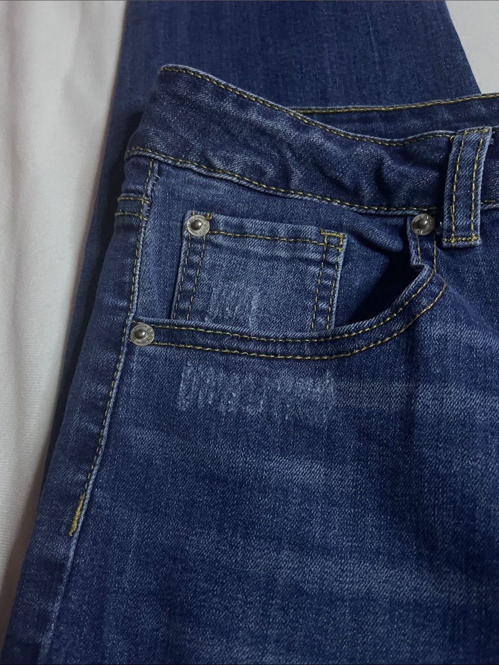 BBJ Los Angeles Distressed Skinny Jeans - Picture 7 of 14